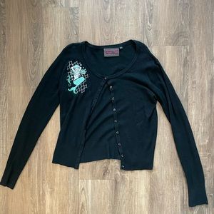 Voodoo Vixen Mermaid Pinup Cardigan